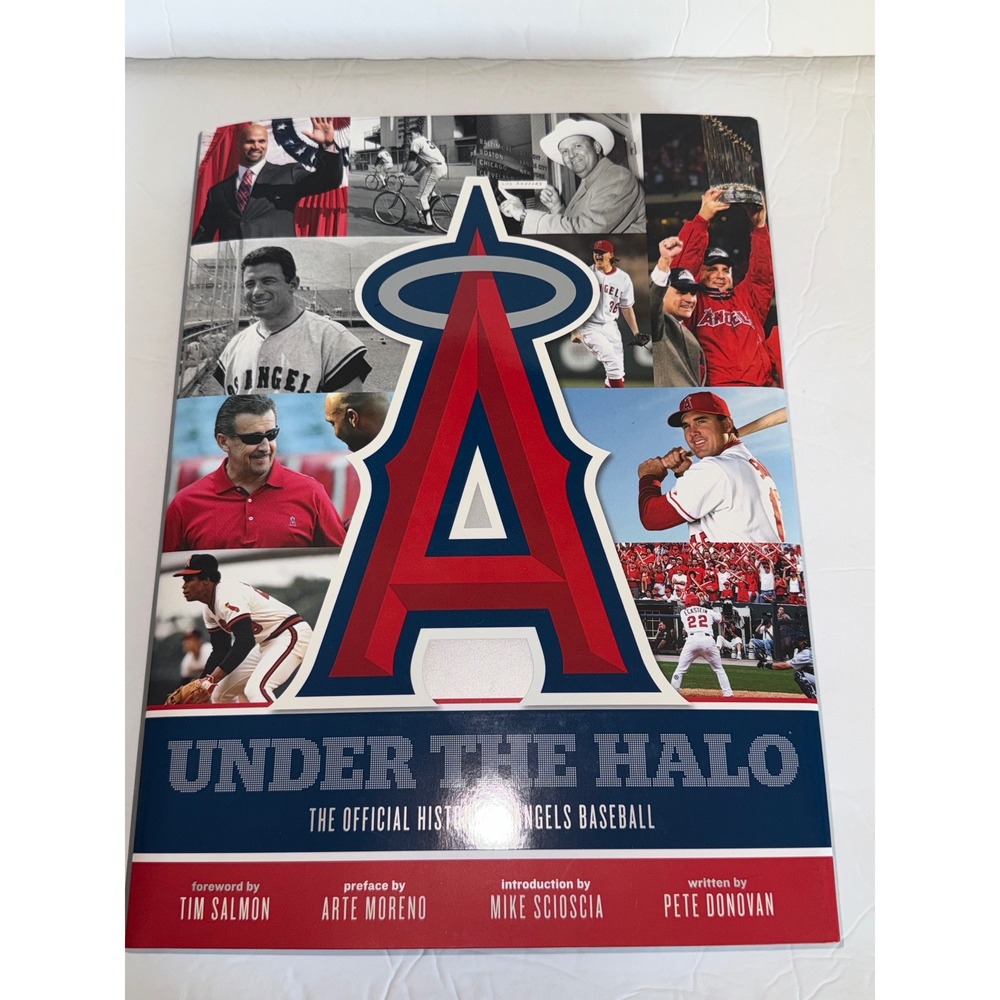 Under the Halo The Official History of Angels Baseball Hardcover Pete Donovan